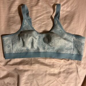 Cacique Cotton Scoop-Neck Unlined No-Wire Bra Size 40C